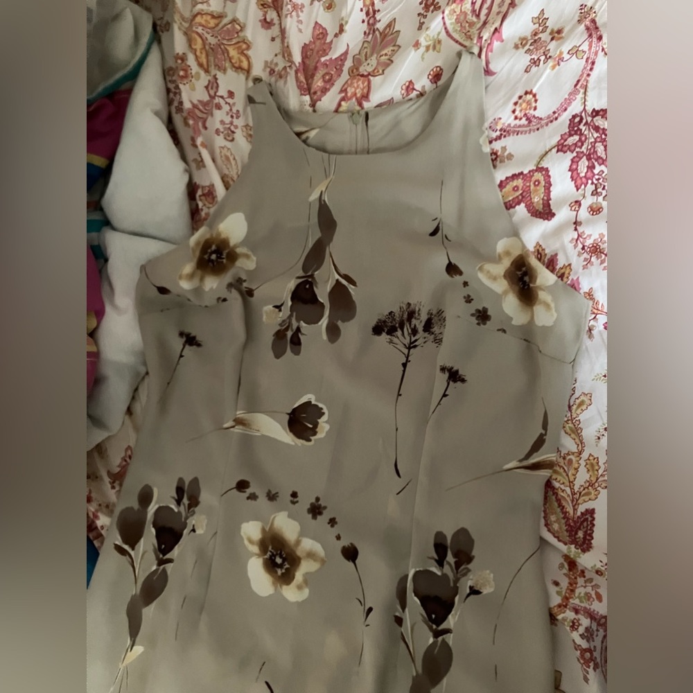 Vintage 90s California concept long dress slit on side